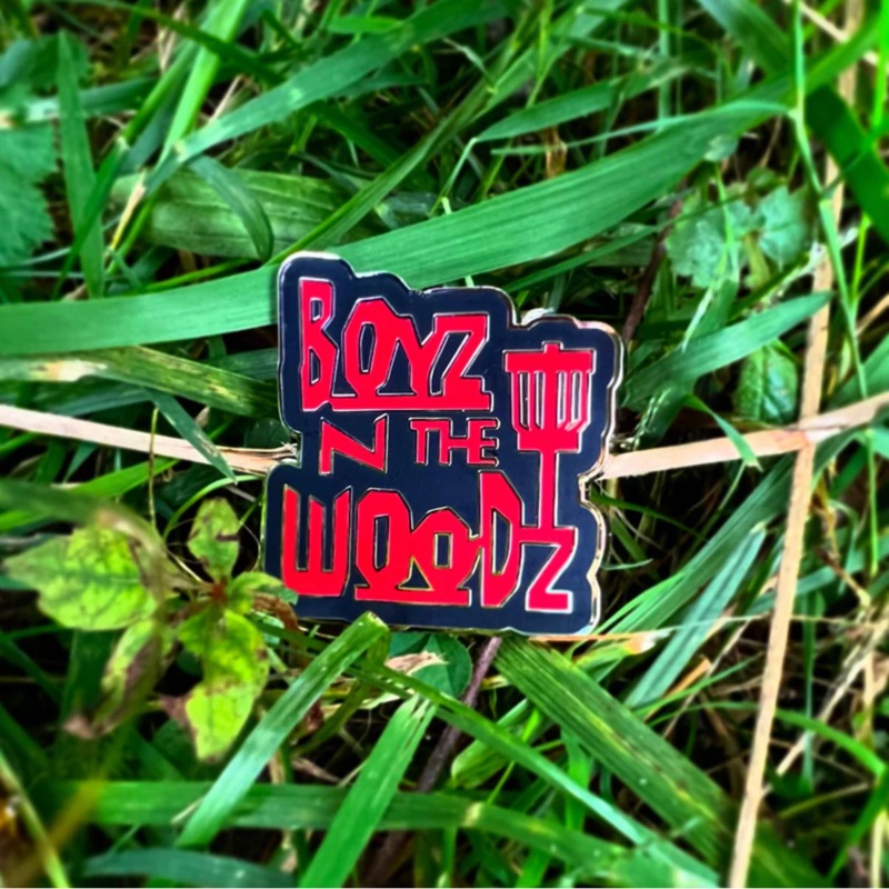 Boyz in the Woodz Disc Golf Pin
