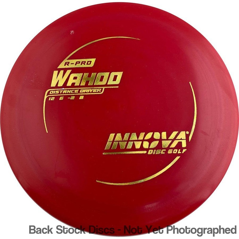 Innova R-Pro Wahoo Distance Driver with Burst Logo Stock Stamp [Back Stock Inventory – Disc and Stamp Color WILL VARY]