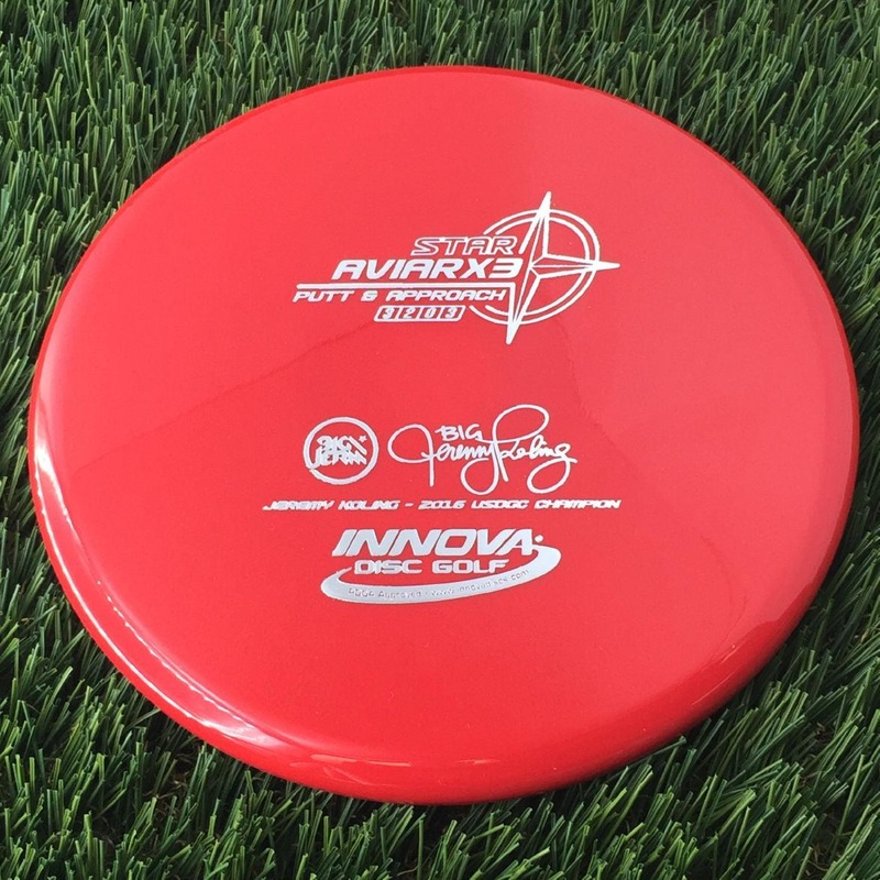 Innova Star AviarX3 with Big Jerm – Jeremy Koling – 2016 USDGC Champion Stamp – 175g Red