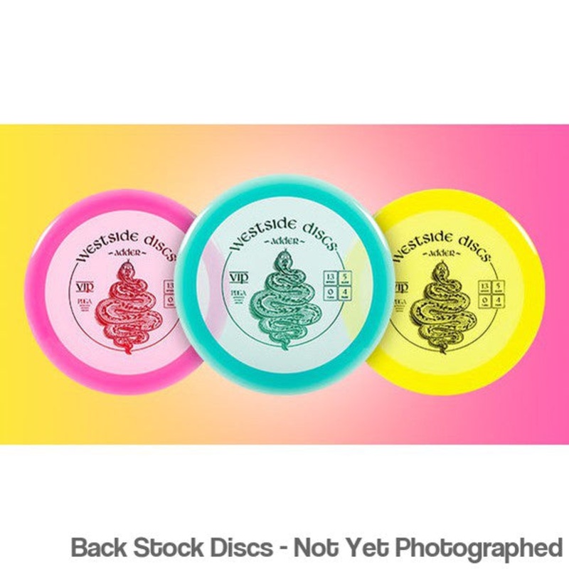 Westside VIP Adder Distance Driver (Stock Stamp) [Back Stock Inventory – Disc and Stamp Color WILL VARY]