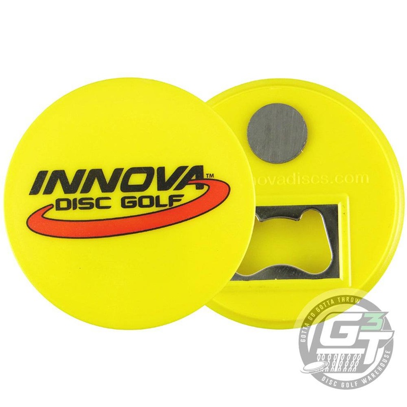 Innova Logo Bottle Opener Fridge Magnet Mini Marker Disc