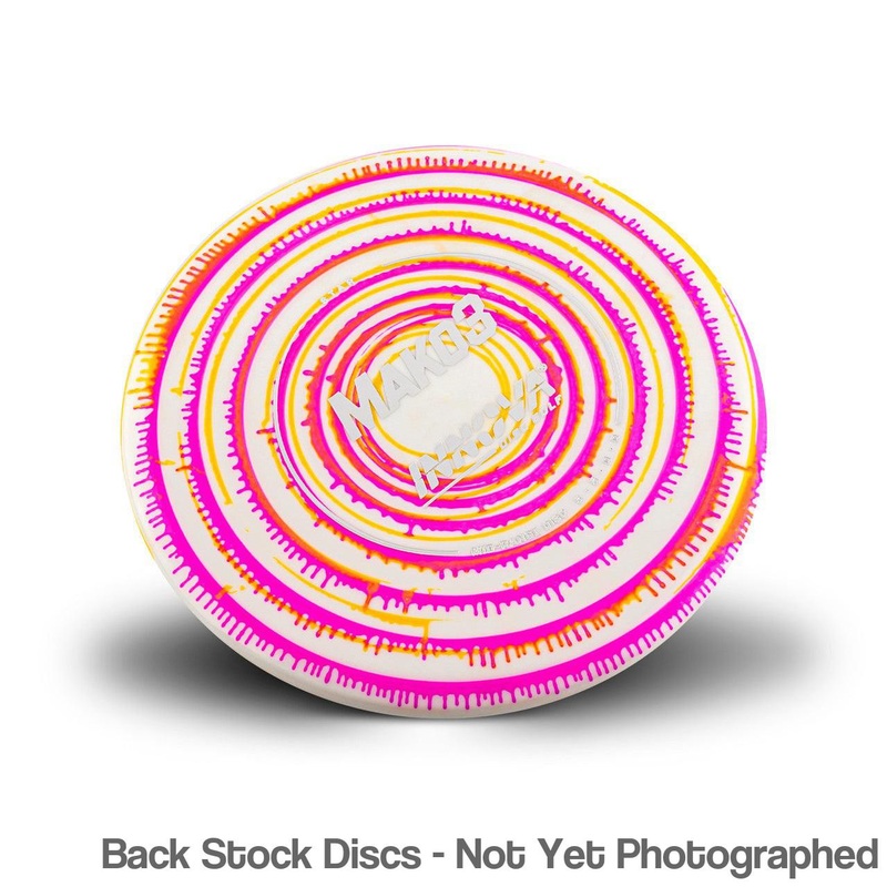 Innova Star I-Dye Mako3 Midrange with Burst Logo Stock Stamp [Back Stock Inventory – Disc and Stamp Color WILL VARY]