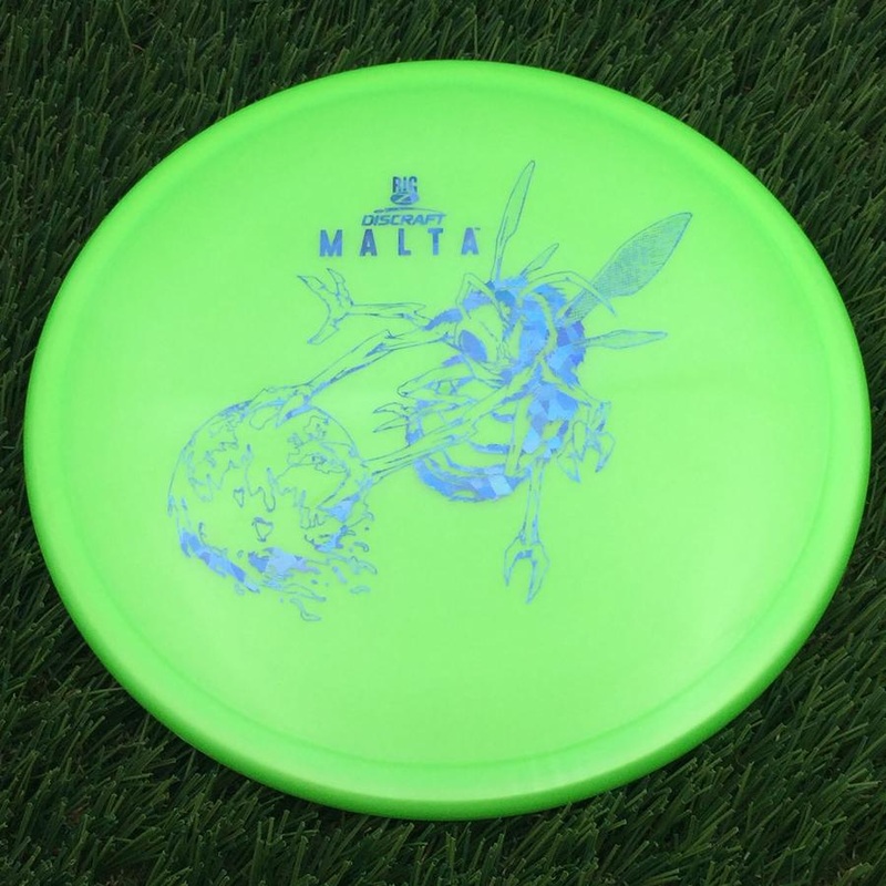 Discraft Big Z Collection Malta with Big Z Stock Stamp with Inside Rim Embossed PM Paul McBeth Stamp – 173.75g – Green