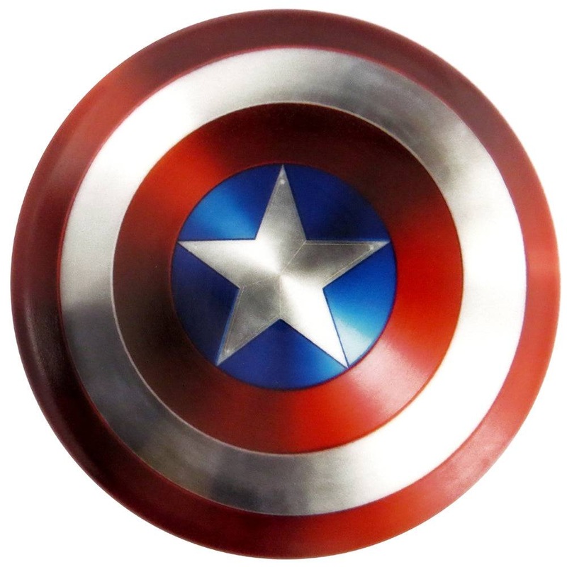 Dynamic Discs Marvel Captain America DyeMax Shield Fuzion Judge Mini Marker Disc