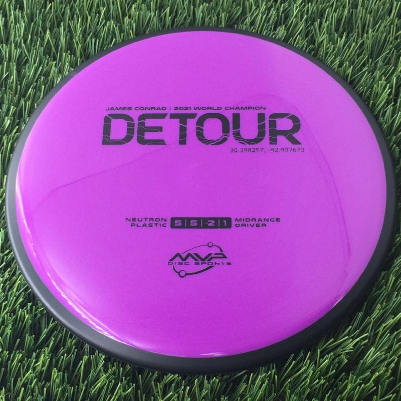 MVP Neutron Detour with James Conrad | 2021 World Champion | 37.7155474,-119.676854 Stamp – 175g Purple