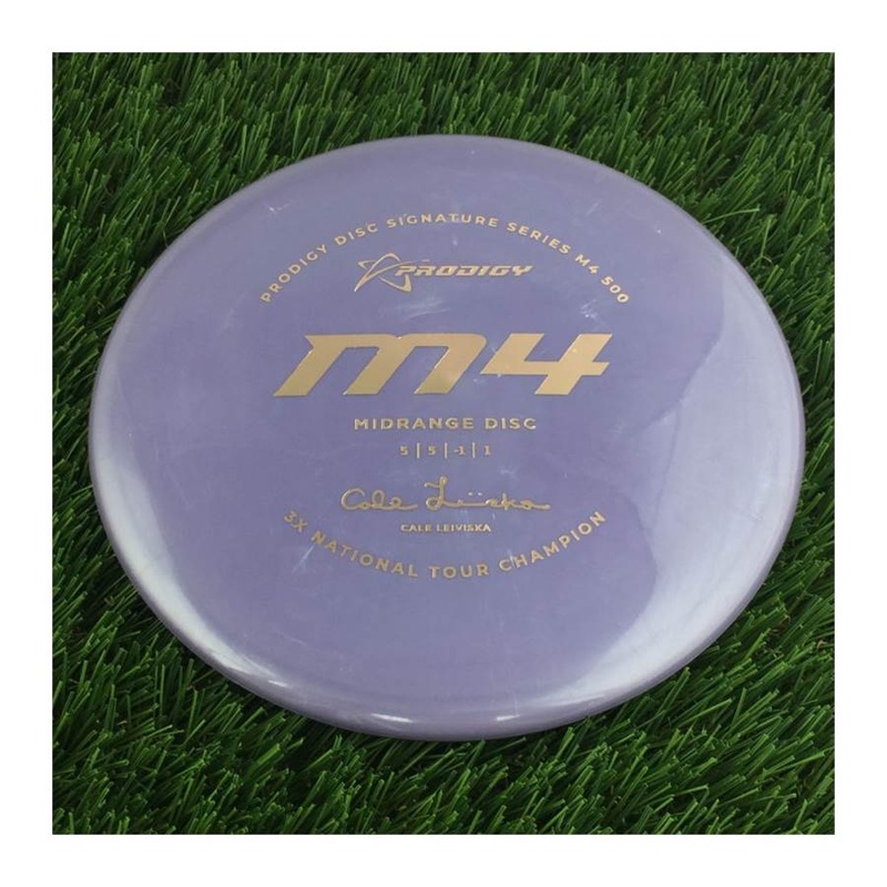 Prodigy 500 M4 with 2022 Signature Series Cale Leiviska – 3X National Tour Champion Stamp – 180g – Solid Purple