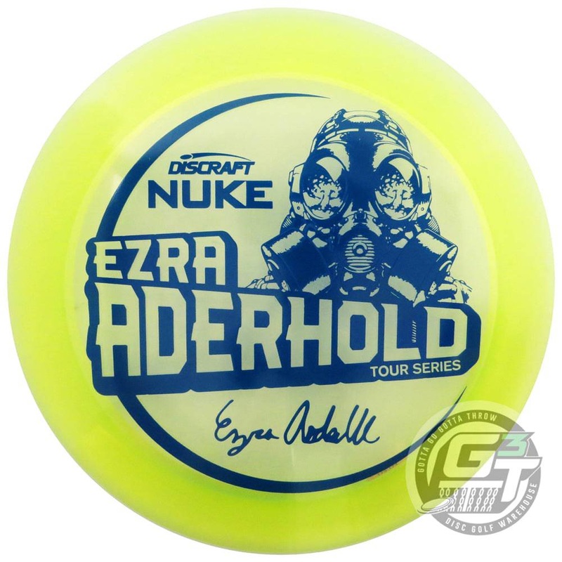 Discraft Limited Edition 2021 Tour Series Ezra Aderhold Metallic Tour Z Nuke Distance Driver Golf Disc