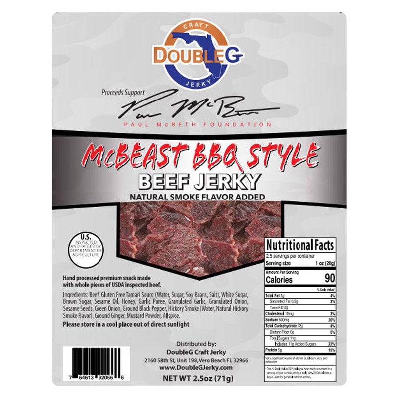 Double G Craft Beef Jerky – Paul McBeth McBeast BBQ