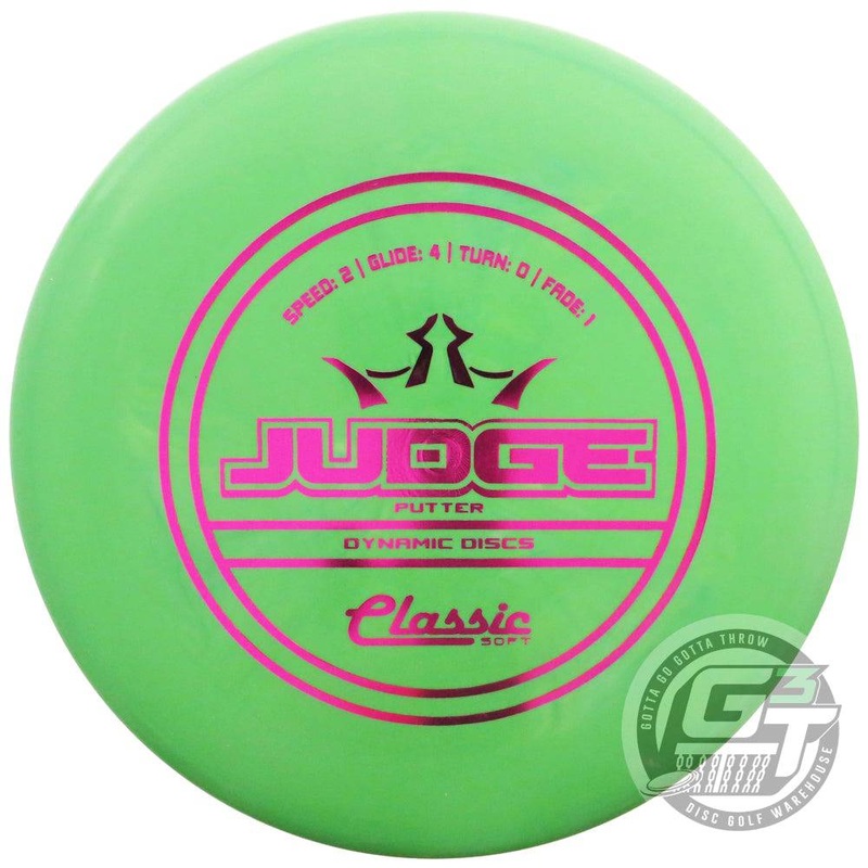 Dynamic Discs Classic Soft Judge Putter Golf Disc