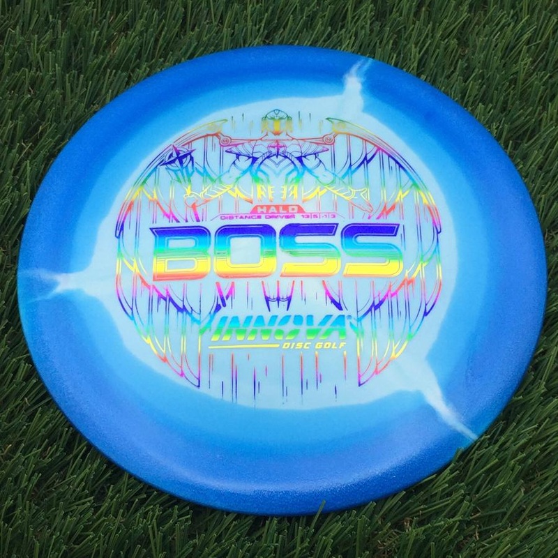 Innova Halo Star Boss with Burst Logo Stock Stamp – 150g – Blue