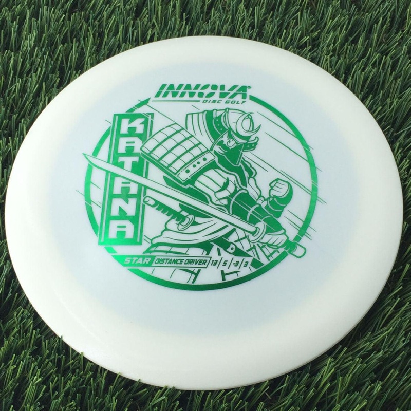 Innova Star Katana with Burst Logo Stock Stamp – 138g White