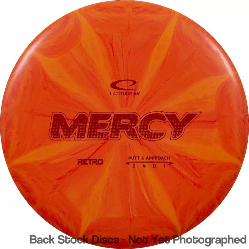 Latitude 64 Retro Burst Mercy Putter (Stock Stamp) [Back Stock Inventory – Disc and Stamp Color WILL VARY]