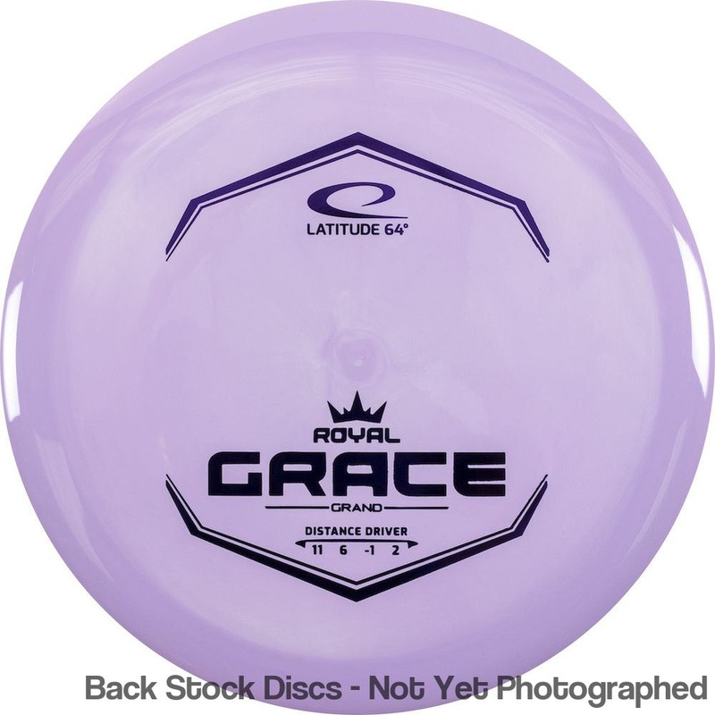 Latitude 64 Royal Grand Grace Distance Driver (Stock Stamp) [Back Stock Inventory – Disc and Stamp Color WILL VARY]
