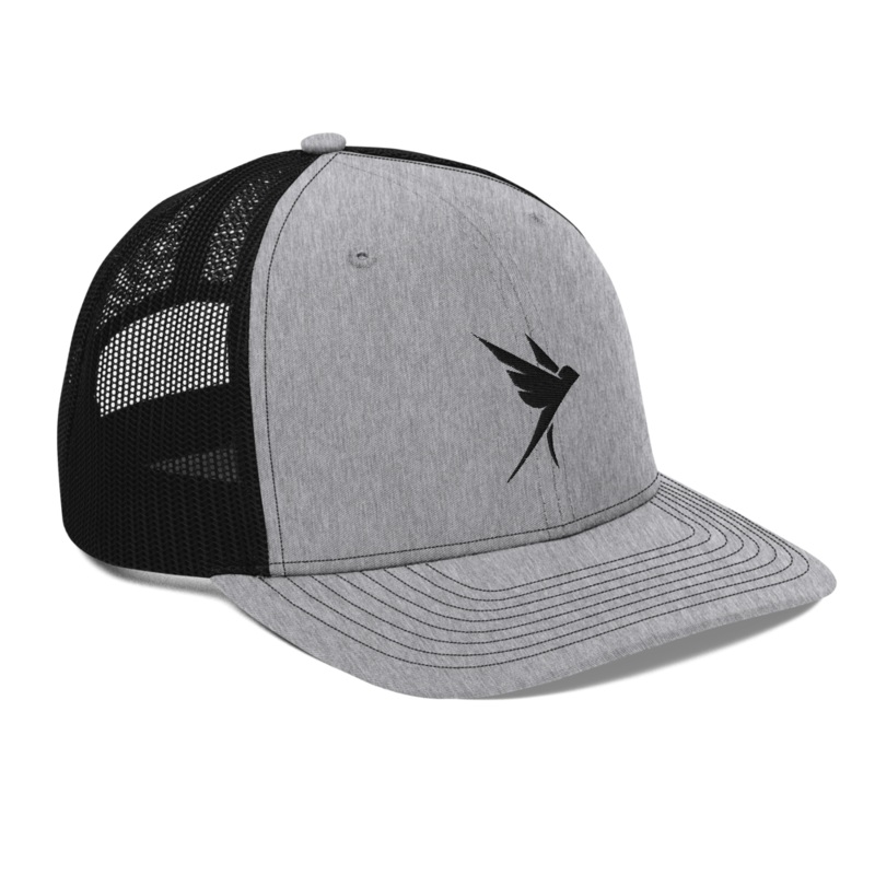 Scissortail Trucker Hat – Black & Gray
