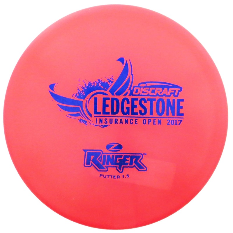Discraft Limited Edition 2017 Ledgestone Open Elite Z Ringer Putter Golf Disc
