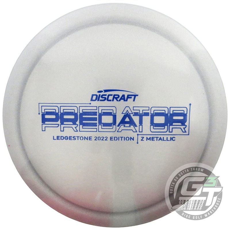 Discraft Limited Edition 2022 Ledgestone Open Metallic Elite Z Predator Fairway Driver Golf Disc