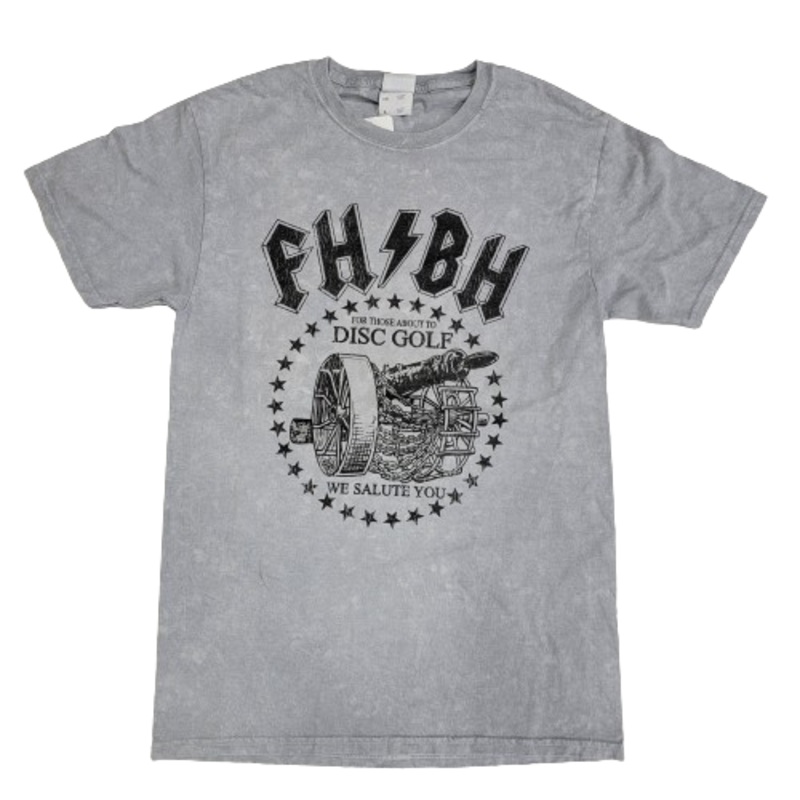 FHBH For Those About To Disc Golf Cotton T-Shirt