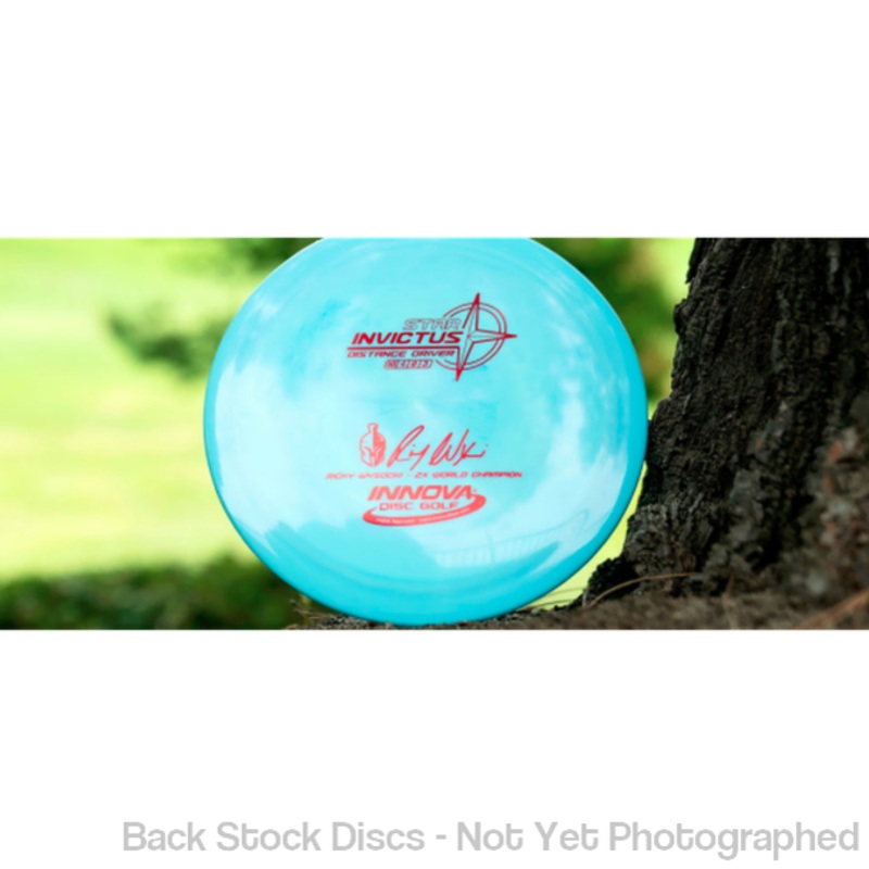 Innova Star Invictus Distance Driver with Ricky Wysocki – 2X World Champion Signature Stamp [Back Stock Inventory – Disc and Stamp Color WILL VARY]