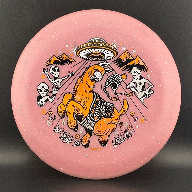 Metal Flake Glow C-Blend Alpaca – Alien Abduction Triple Foil