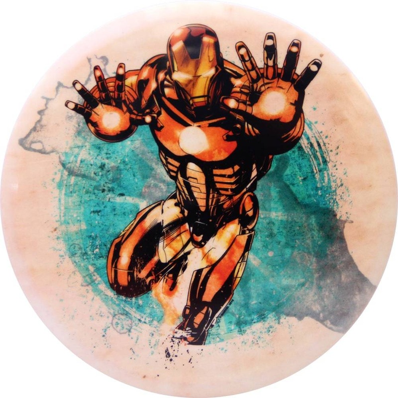 Dynamic Discs Marvel Iron Man DyeMax Splatter Series Fuzion Truth Midrange Golf Disc