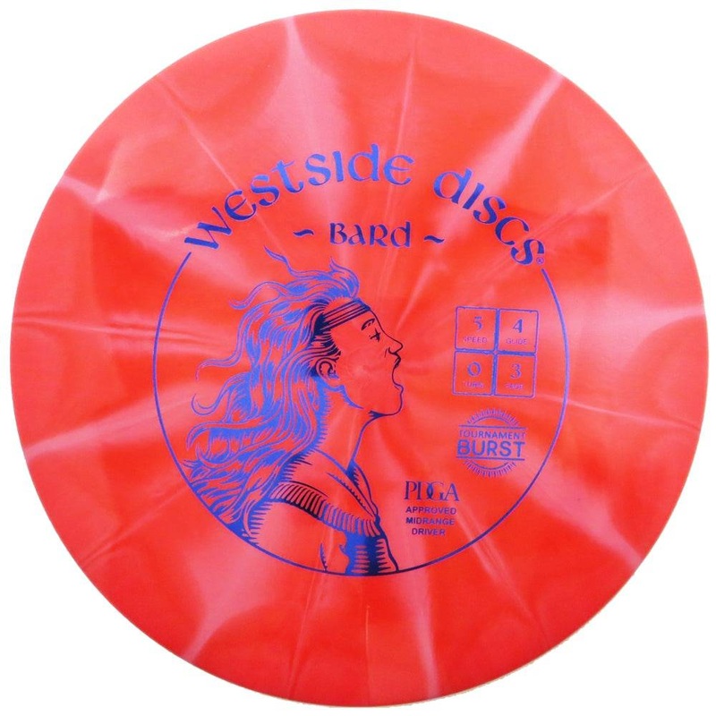 Westside Tournament Burst Bard Midrange Golf Disc