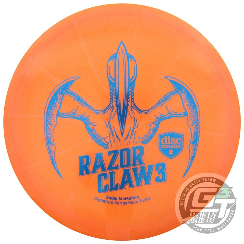 Discmania Limited Edition 2022 Signature Eagle McMahon Razor Claw III Evolution Meta Tactic Putter Golf Disc