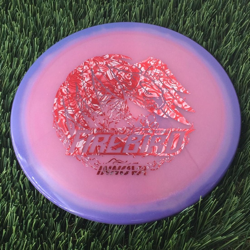 Innova Proto Glow Halo Champion Firebird with Nate Sexton 2024 Tour Series Stamp – 175g – Translucent Pink