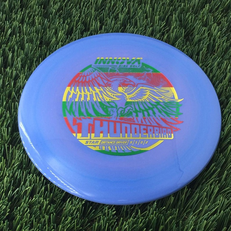 Innova Star Thunderbird with Burst Logo Stock Character Stamp – 168g Blurple