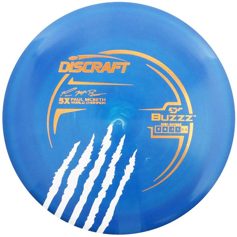 Discraft Limited Edition Paul McBeth 5X Signature ESP Buzzz Midrange Golf Disc