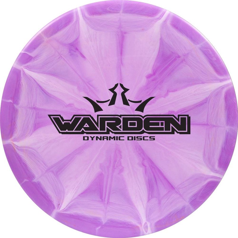 Dynamic Discs Limited Edition Bar Stamp Moonshine Glow Prime Burst Warden Putter Golf Disc