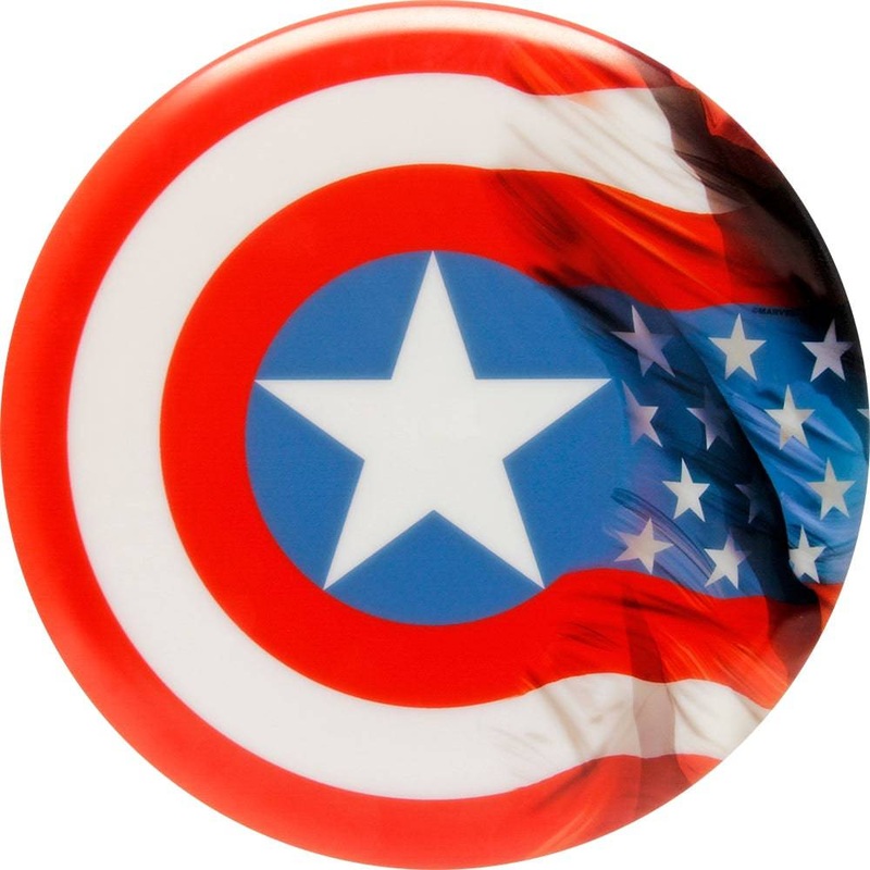 Dynamic Discs Marvel Captain America DyeMax Windy Flag Fuzion Justice Midrange Golf Disc