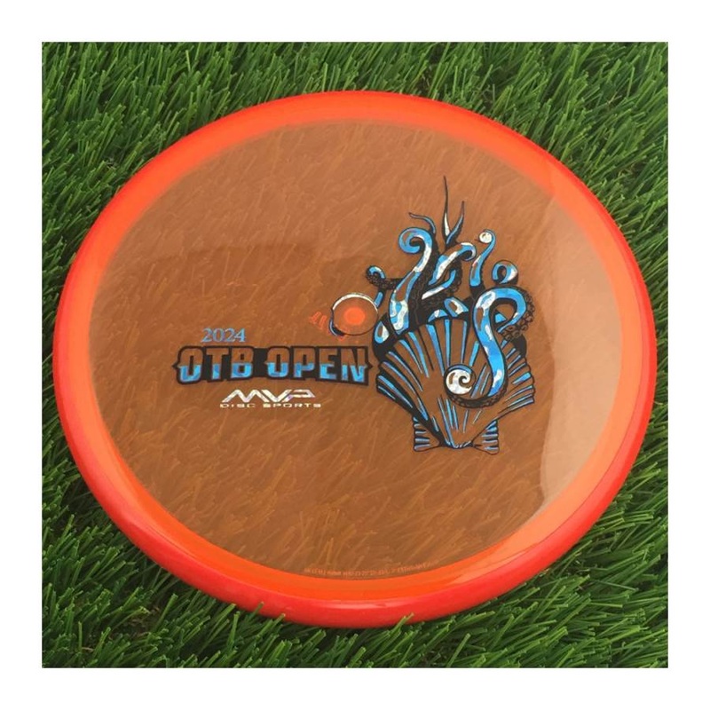 Axiom Proton Soft Paradox with OTB Open 2024 – Art by Pirate Nate Stamp – 174g – Translucent Orange