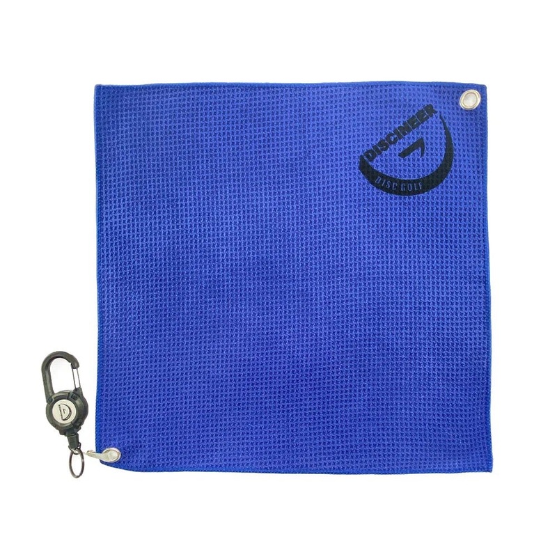 Discineer Premium Retractable Waffle Weave Microfiber Towel (16×16)