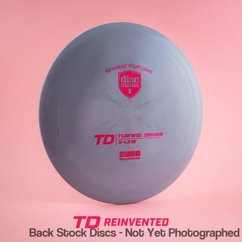 Discmania S-Line Reinvented TD Reinvented Distance Driver (Stock Stamp) [Back Stock Inventory – Disc and Stamp Color WILL VARY]