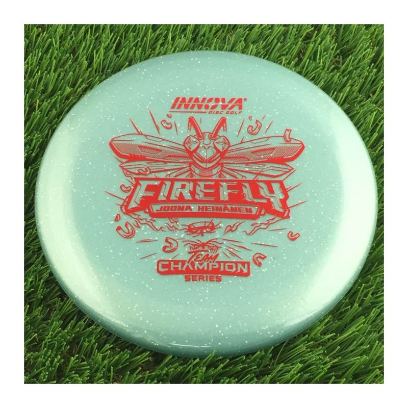 Innova Moondust Champion Firefly with Joona Heinanen Team Champion Tour Series 2024 Stamp – 175g – Translucent Muted Blue