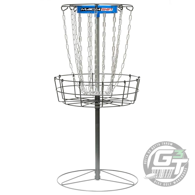 DGA Mach Shift 3-in-1 16-Chain Portable Disc Golf Practice Basket