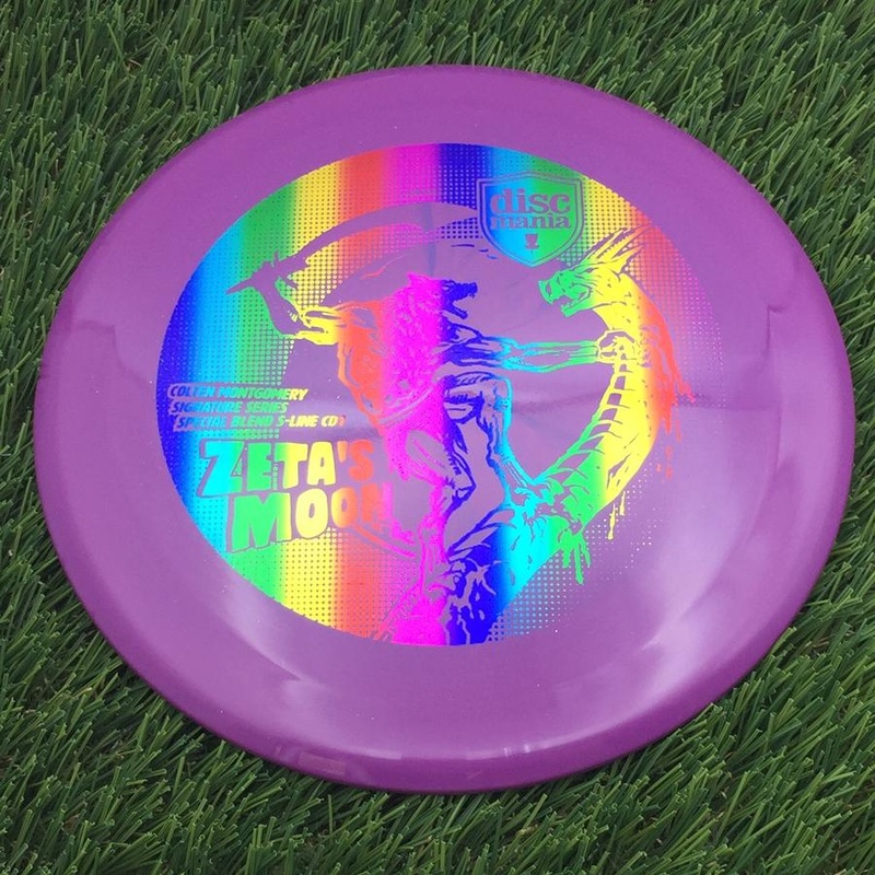 Discmania S-Line Special Blend CD1 with Zeta’s Moon Colten Montgomery Signature Series Stamp – 175.53g – Purple