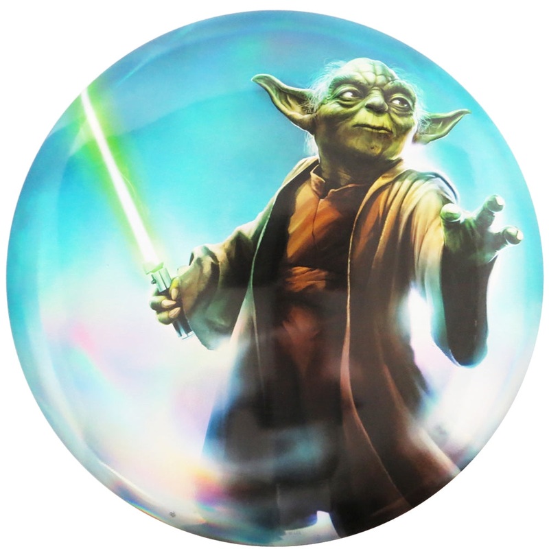 Discraft Star Wars Yoda Full Foil SuperColor ESP Buzzz Midrange Golf Disc