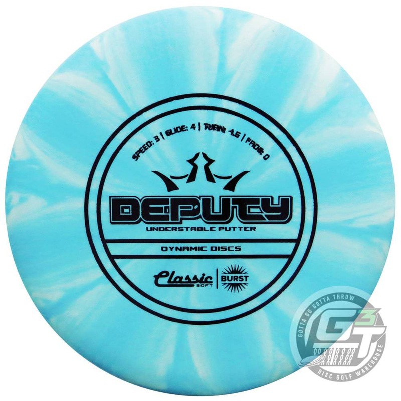 Dynamic Discs Classic Soft Burst Deputy Putter Golf Disc