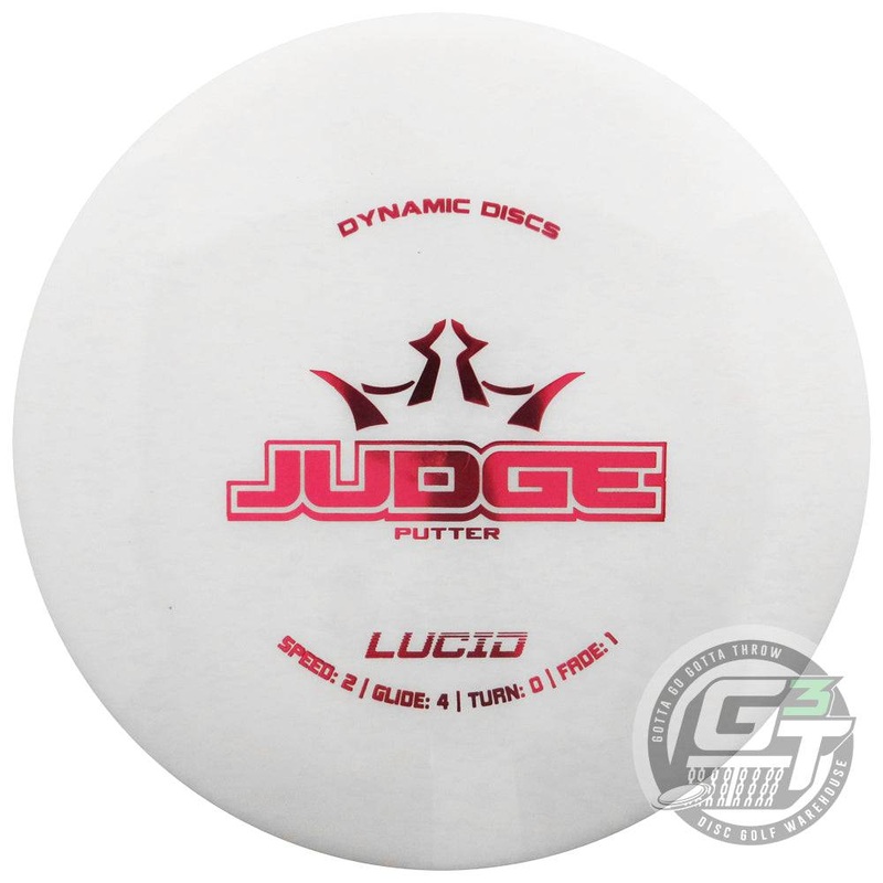 Dynamic Discs Misprint Lucid Judge Putter Golf Disc