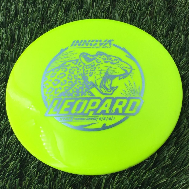 Innova Star Leopard with Burst Logo Stock Stamp – 167g – Neon Yellow