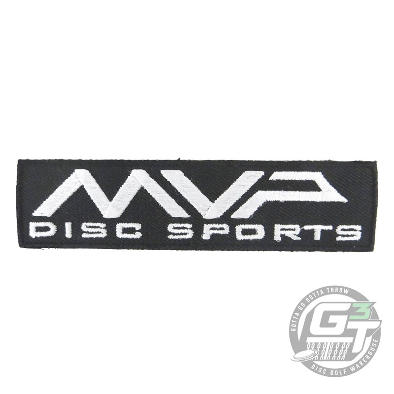 MVP Disc Sports Rectangle Logo Iron-On Disc Golf Patch