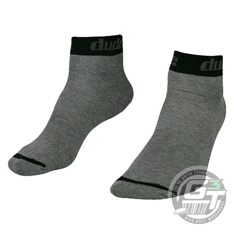 DUDE Reversible Unstinkable Performance Disc Golf Socks – 3 Pairs