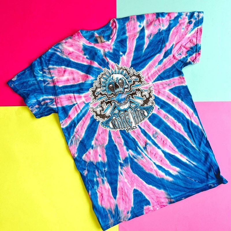 Rare Air Discs Glow Tie-Dye Shirt – RAD Skull