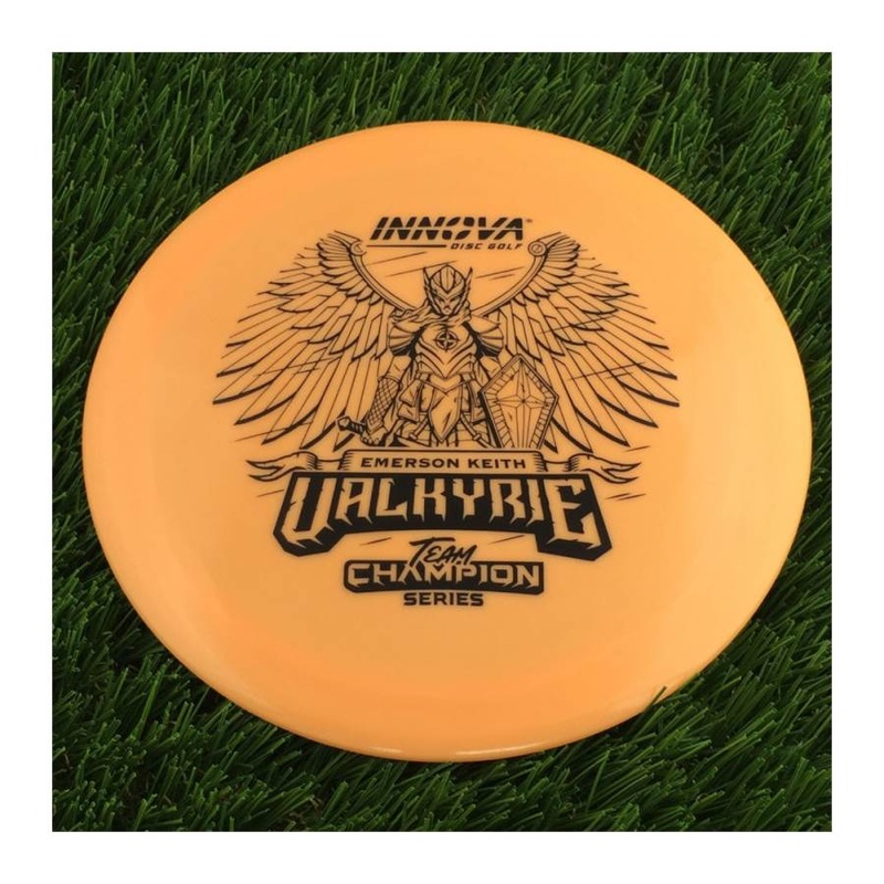 Innova Proto Glow Star Valkyrie with Emerson Keith Team Champion Tour Series 2024 Stamp – 175g – Solid Orange