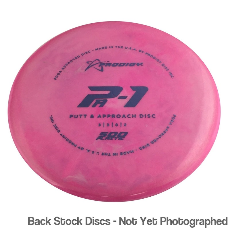 Prodigy 500 PA-1 Putter (Stock Stamp) [Back Stock Inventory – Disc and Stamp Color WILL VARY]