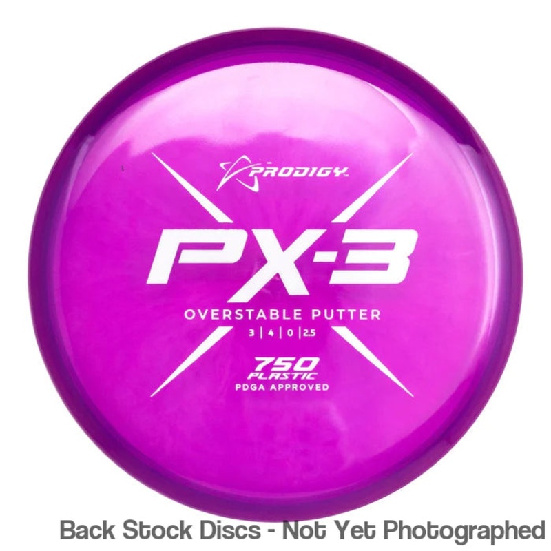 Prodigy 750 PX-3 Putter (Stock Stamp) [Back Stock Inventory – Disc and Stamp Color WILL VARY]