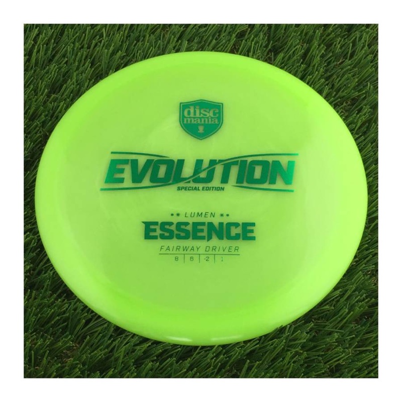 Discmania Evolution Color Lumen Glow Essence with Special Edition Stamp – 169g – Translucent Green
