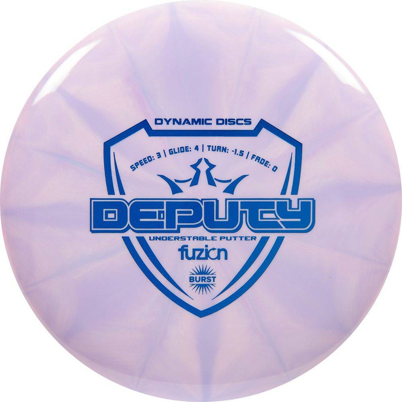 Dynamic Discs Fuzion Burst Deputy Putter Golf Disc