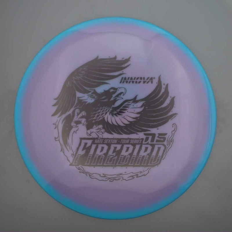 Innova Proto Glow Halo Star Firebird with Nate Sexton Sexybird Star Team Tour Series 2025 Stamp – 173.8g – Blurple